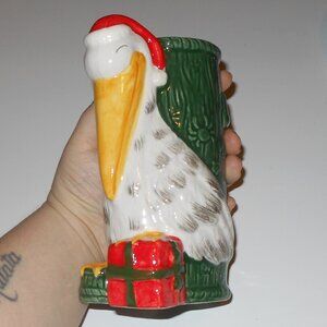 Beachbum Berry Sippin Santa pelican mug cup